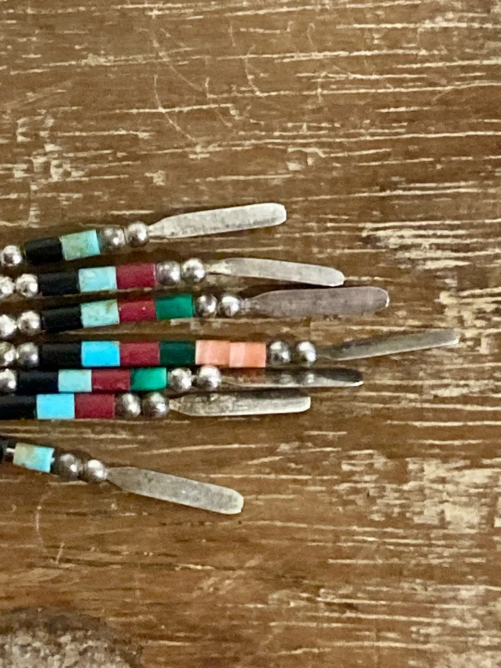 Southwestern Style Inlay Statement Necklace Y2K Style Sterling Silver QT Quoc - Picture 16 of 16